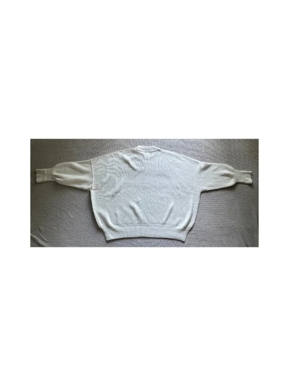 NEW - Free People White Slouchy Oversized Knit Sweater Pullover Medium Size M